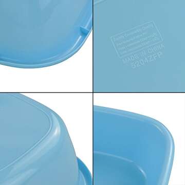 Wekioger 8 Quart Dish Pan Basin, Versatile 3-Pack