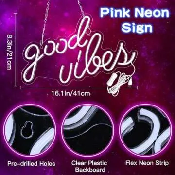 12 Pcs 24"x 16" Artificial Grass Wall Panels with Pink Neon Sign Boxwood Hedge Wall Panels for 31 SQ Feet Greenery Backdrop Wall Decor for Indoor Garden Fence Backyard (Style A)