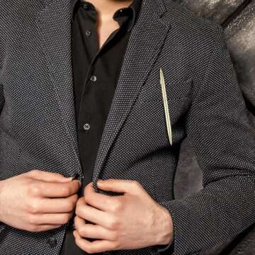 Outus 26 Pcs Metal Slim Ballpoint Pens Bulk Retractable Metallic Black Ink 1 mm Medium Point Smooth Writing for Students Teachers Men Women Uniform Office Business(Gold)