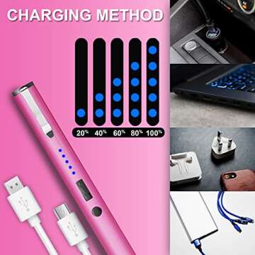 FIGHTSENSE Heavy Duty Pain Pen Stun Gun - Personal Security