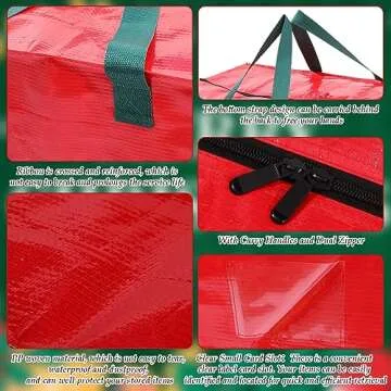 Windyun Heavy Duty Christmas Tree Storage Bags - 4 Pack