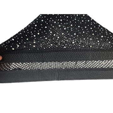 Rhinestone Fishnet Tights for Party Glamour and Style