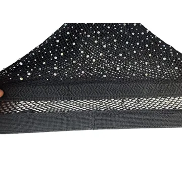 Rhinestone Fishnet Tights for Party Glamour and Style