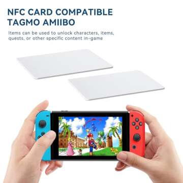 20 Programmable PVC NFC Cards - Ntag215, CR80, Compatible with Epson & Canon Inkjet Printers