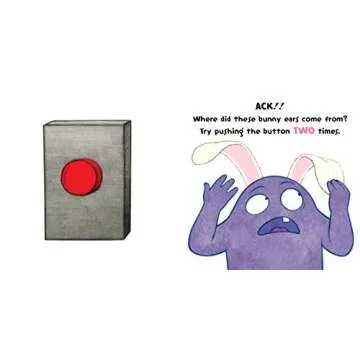 Don't Push the Button! An Easter Surprise: (Easter Board Book, Interactive Books For Toddlers, Childrens Easter Books Ages 1-3)