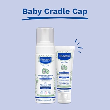 Mustela Baby Cradle Cap Bundle Natural Shampoo Cream Newborns