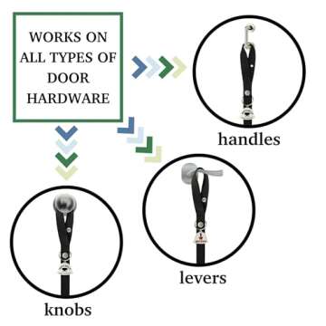 Caldwell's Pet Supply Co. Dog Potty Bells, Dog Door Bell, Bells to Go Outside, Potty Training Bell, Dogs Doorbell, Dogs Potty Doorbell, Ring to Go Pee, All Breed Puppy Training Tool