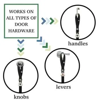 Caldwell's Pet Supply Co. Dog Potty Bells, Dog Door Bell, Bells to Go Outside, Potty Training Bell, Dogs Doorbell, Dogs Potty Doorbell, Ring to Go Pee, All Breed Puppy Training Tool