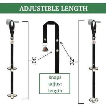 Caldwell's Pet Supply Co. Dog Potty Bells, Dog Door Bell, Bells to Go Outside, Potty Training Bell, Dogs Doorbell, Dogs Potty Doorbell, Ring to Go Pee, All Breed Puppy Training Tool