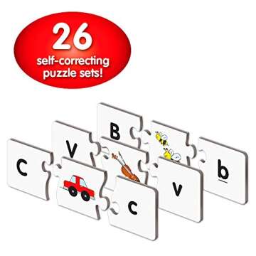 The Learning Journey: Match It! - Upper & Lower Case Letters, Alphabet Puzzles For Kids Ages 3-5, AB...