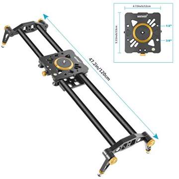 Carbon Fiber Camera Slider for Smooth Video and Photography