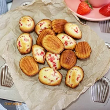 CHEFMADE Non-Stick Mini Madeleine Cake Pan for Baking