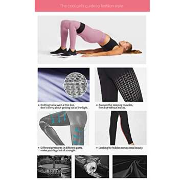 4 Pack Leggings with Pockets for Women - High Waisted Soft Tummy Control Slimming Black Yoga Pants Workout Running