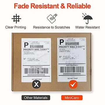 MiroCaro 4" x 6" Shipping Labels Compatible with Dymo Labelwriter 4XL 1744907,1755120, Postage Thermal Labels (2 Rolls, 440 Labels)