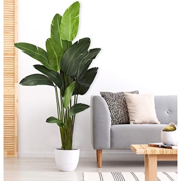 Nearly Natural 7Ft Travelers Palm Tree - Realistic Indoor Decor