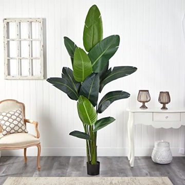 Nearly Natural 7Ft Travelers Palm Tree - Realistic Indoor Decor