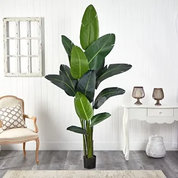 Nearly Natural 7Ft Travelers Palm Tree - Realistic Indoor Decor
