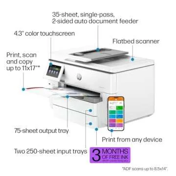 HP OfficeJet Pro 7740 Wireless All-in-One Printer for Business