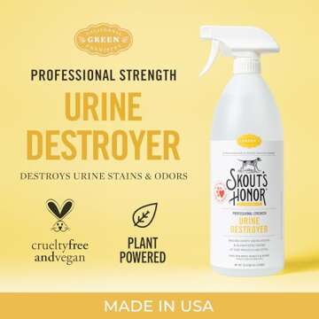 Skout's Honor Dog Urine Destroyer, Professional Strength, Plant-Powered, Cruelty-Free Urine Eliminat...