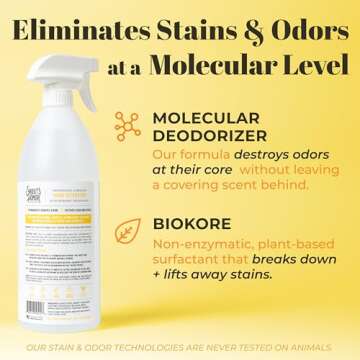Skout's Honor Dog Urine Destroyer, Professional Strength, Plant-Powered, Cruelty-Free Urine Eliminator for Carpets and Indoor Living Spaces, 35 oz
