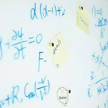 Lockways Magnetic Glass Dry Erase Board, Magnetic Whiteboard White Board 36 x 24 Inch, Frameless, Magnets,Clear Marker Tray, for Office, Home, School