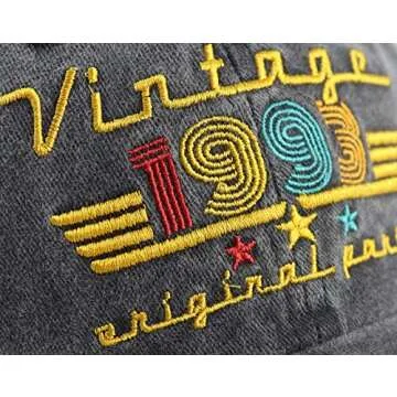 Vintage 1993 Baseball Cap for 32nd Birthday Celebration