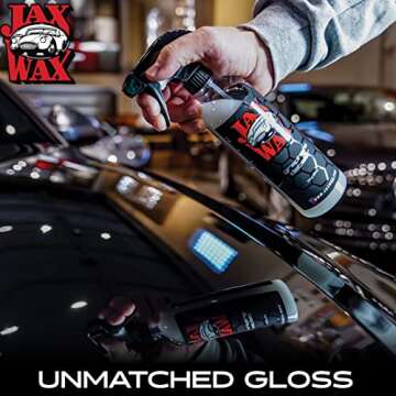 Jax Wax Graphene Detailer - Graphene Coating Spray For Car Detailing, Protects Top Coat Ceramics and Wax, Use on Car, Boat and Motorcycle (16 oz)