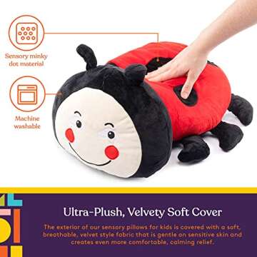 Ladybug Sensory Vibrating Pillow - Comfort and Relaxation in One