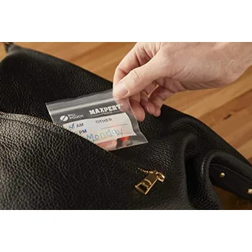 200 Durable Resealable Pill Pouches for Travel & Daily Use