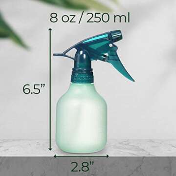Rayson Empty Spray Bottle Refillable Container, Fine Mist Sprayer Trigger Squirt Bottle for Taming H...