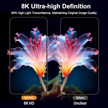 QHOHQ for iPhone 16 Pro Screen Protector with Camera Lens Protector, [Military Grade Shatterproof], Top 9H+ Tempered Glass, Full Edge Coverage, Ultra Durable, with Easy Installation Tool [3+3 Pack]