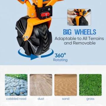 Old Bahama Bay 49 Inch Extended Extra Long Beach Wagon with Big Wheels for Sand, Collapsible Utility Beach Cart Heavy Duty Folding Wagon,Ideal for Outdoor Sand Camping Garden Pet