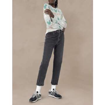 Amazon Essentials Disney | Marvel | Star Wars Women's Lightweight Crewneck Sweaters, Mickey Fair Isle - Womens, Medium