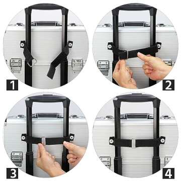 Yaheetech Rolling Makeup Train Case 3 in 1 Cosmetic Makeup Case Large Aluminum Trolley Makeup Travel Case Professional Rolling Cosmetic Beauty Storage, with 360° Swivel Wheels, Silver