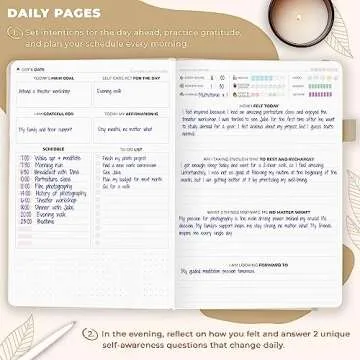 Clever Fox Self-Care Journal – Daily Reflection Notebook – Mental Health & Personal Development Planner, Meditation & Mood Log, A5 (Seashell)