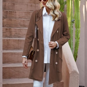 Ainangua Tipperary Women's Trench Coat for Winter Fashion