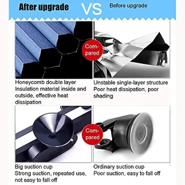 Retractable Car Windshield Sun Shade Blocks 99% UV Rays