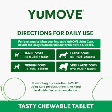 YuMOVE Joint Supplement for Dogs - Glucosamine and More