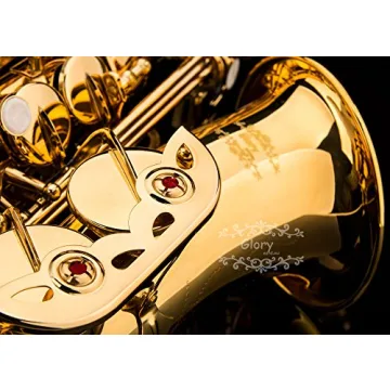 Glory Gold Lacquer E Flat Alto Saxophone for All Musicians