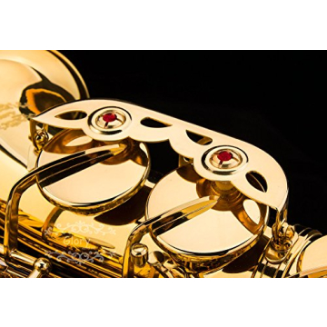 Glory Gold Lacquer E Flat Alto Saxophone for All Musicians