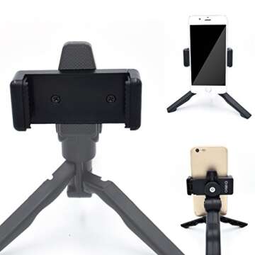 Universal Cell Phone Tripod Mount Adapter OIMIO - 2 Pack