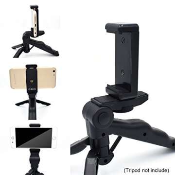 Universal Cell Phone Tripod Mount Adapter OIMIO - 2 Pack