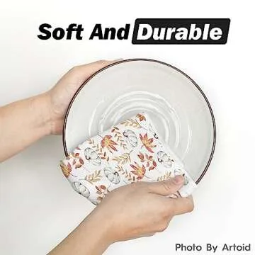 Charming Artoid Mode Fall Kitchen Towels Set of 2