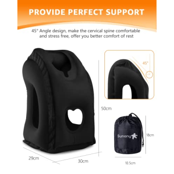 Sunany Inflatable Travel Pillow for Ultimate Comfort