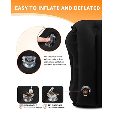 Sunany Inflatable Travel Pillow for Ultimate Comfort