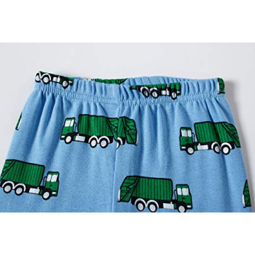KikizYe Kids Garbage Truck Pajamas for Little Boys