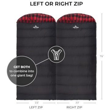 Comfortable TETON Sports Celsius XXL Sleeping Bag