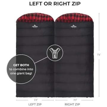 Comfortable TETON Sports Celsius XXL Sleeping Bag