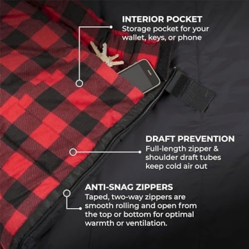 Comfortable TETON Sports Celsius XXL Sleeping Bag