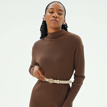 MORELESS Women's Thin Belts Stylish Skinny Waist Accessories